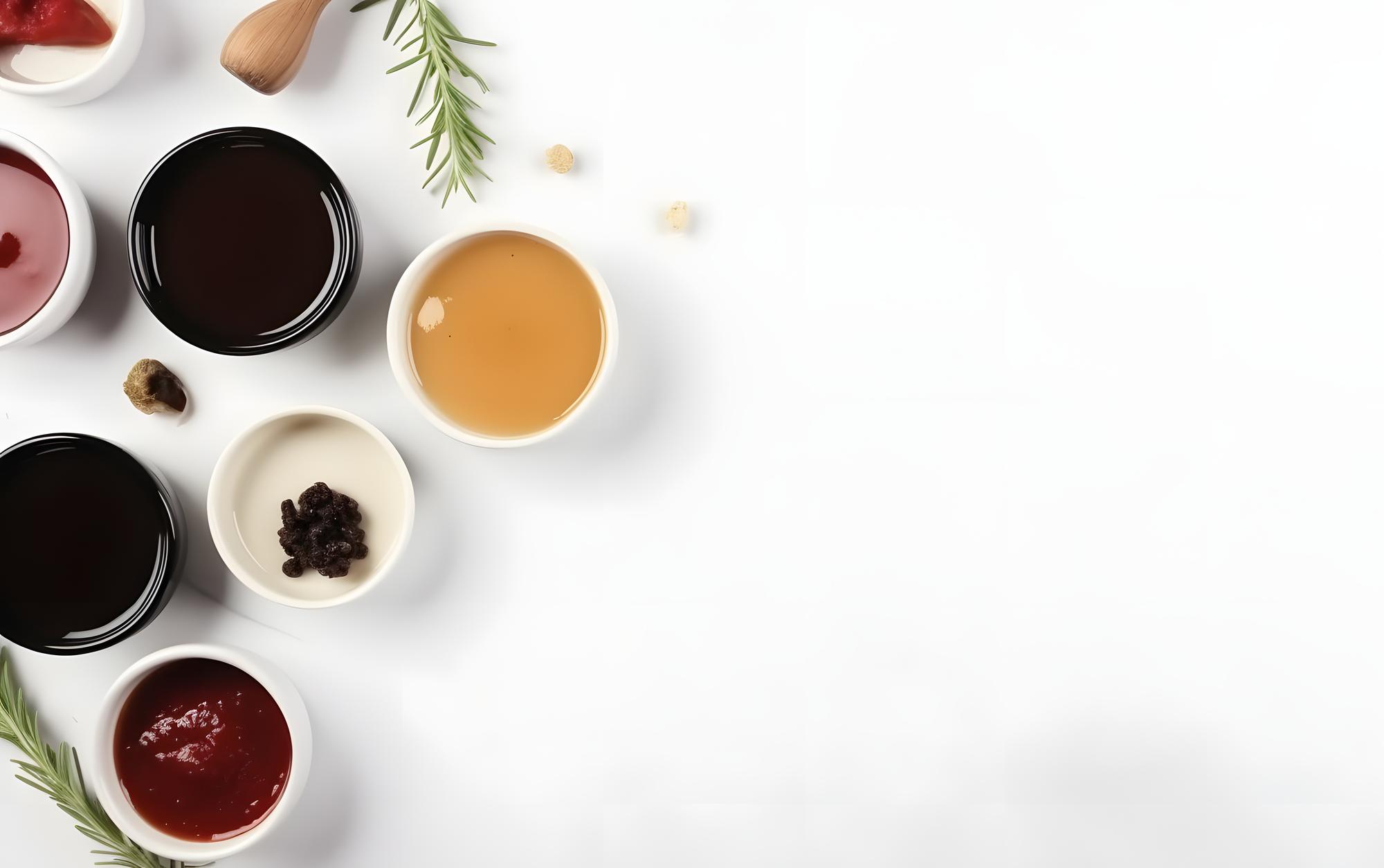 Group tasting and discussing a sauce